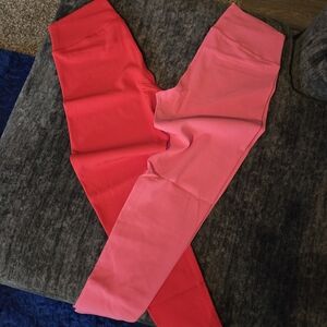 Red, Navy Blue OR Pink Leggings